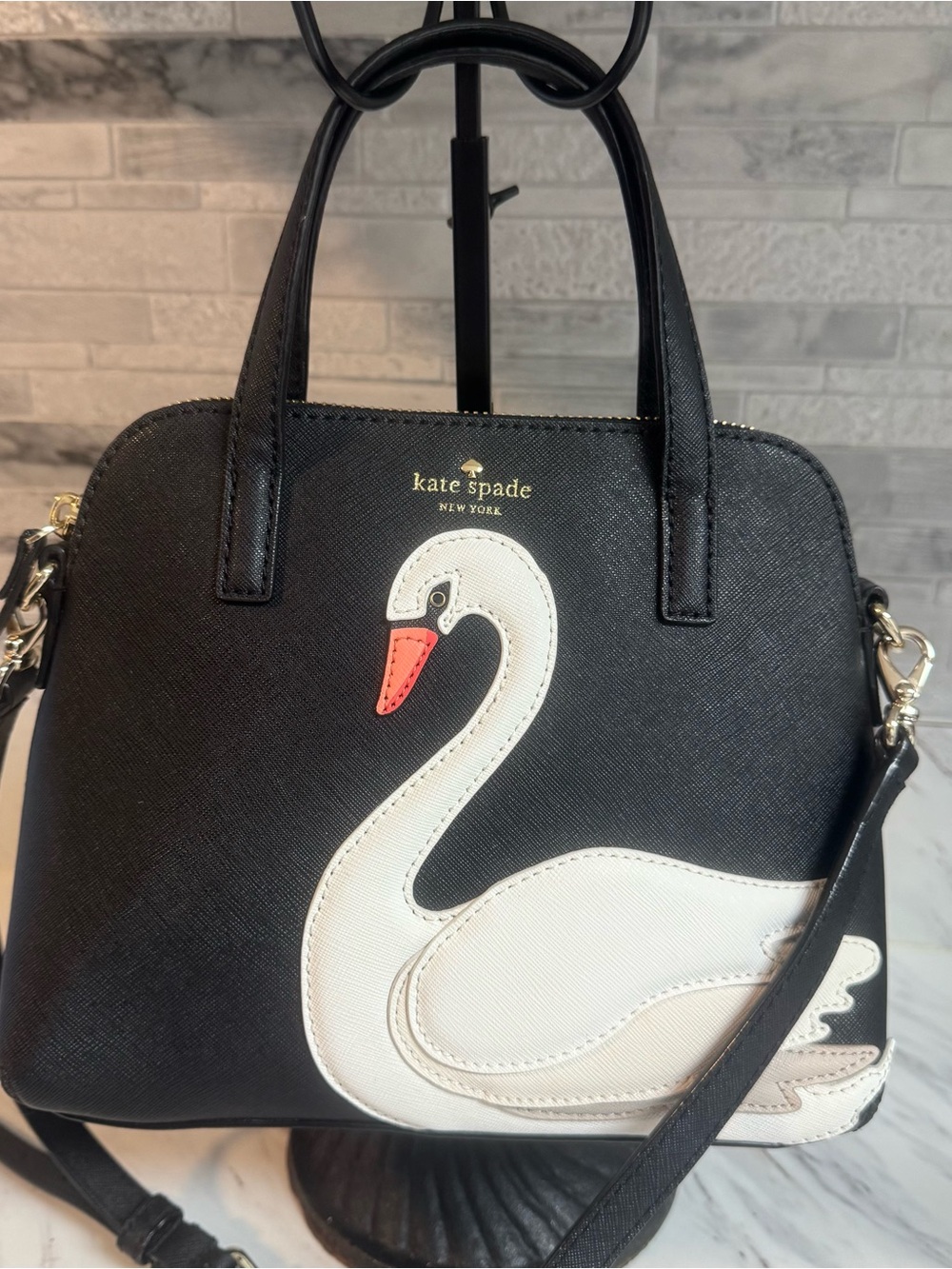 Kate Spade Swan Satchel 🖤🦢